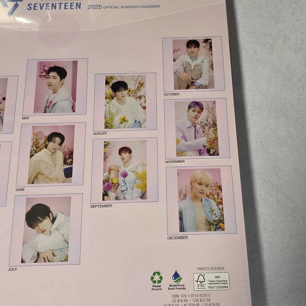 Seventeen 2025 Official Calendar